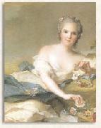 Jean Marc Nattier, Anne Henriette of France represented as Flora